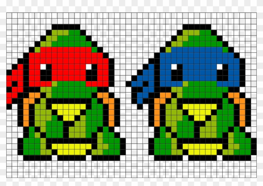 Teenage Mutant Ninja Turtles Pixel Art, HD Png Download - 880x581 ...