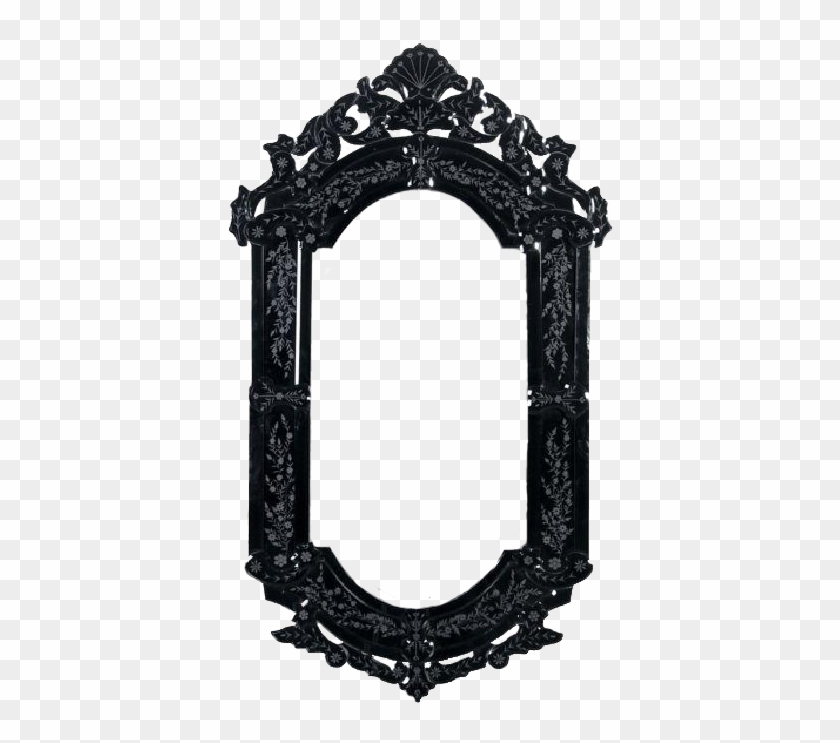 Download Otkryt V Originalnom Razmere Black Gothic Mirror Frame Hd Png Download 694x665 2604429 Pngfind