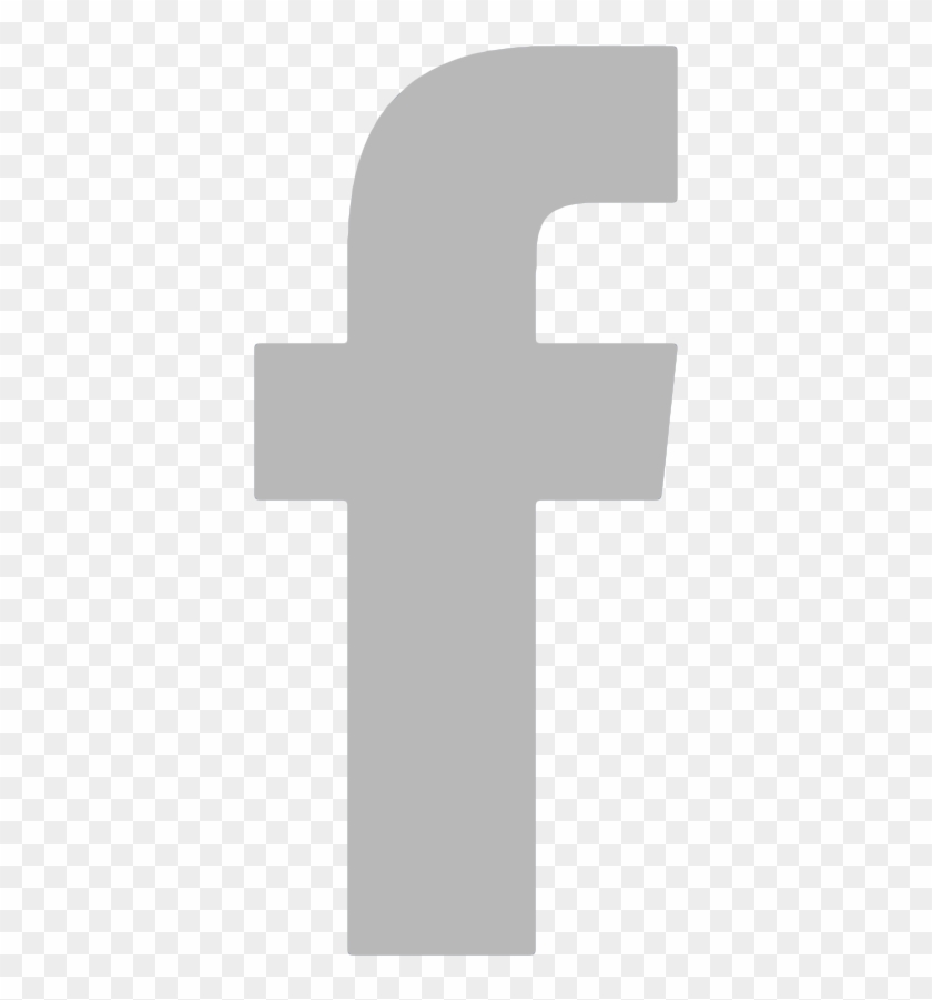 White Facebook Symbols - Cross, HD Png Download - 383x821(#2611618 ...