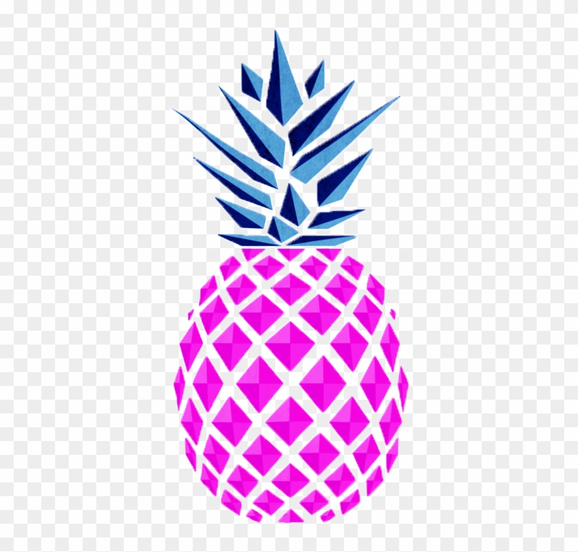 geometric pineapple drawing