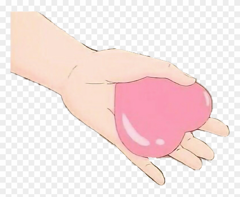 Anime Heart In Hand, HD Png Download - 768x610(#2657276) - PngFind