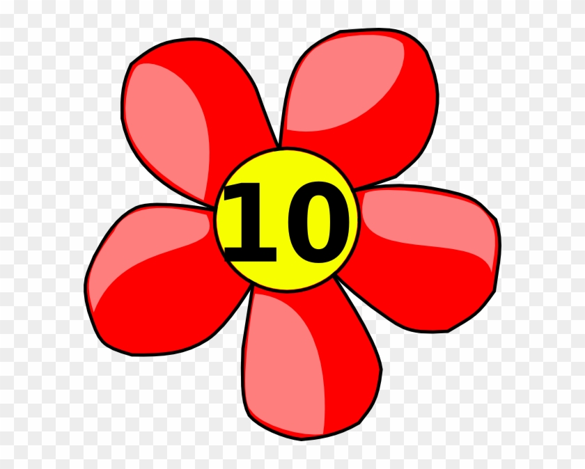 This Free Clip Arts Design Of Counting Flower Png - Flower Clip Art