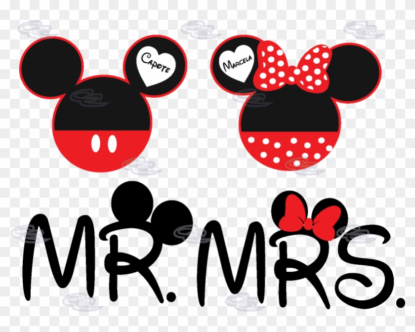 disney mr and mrs shirts