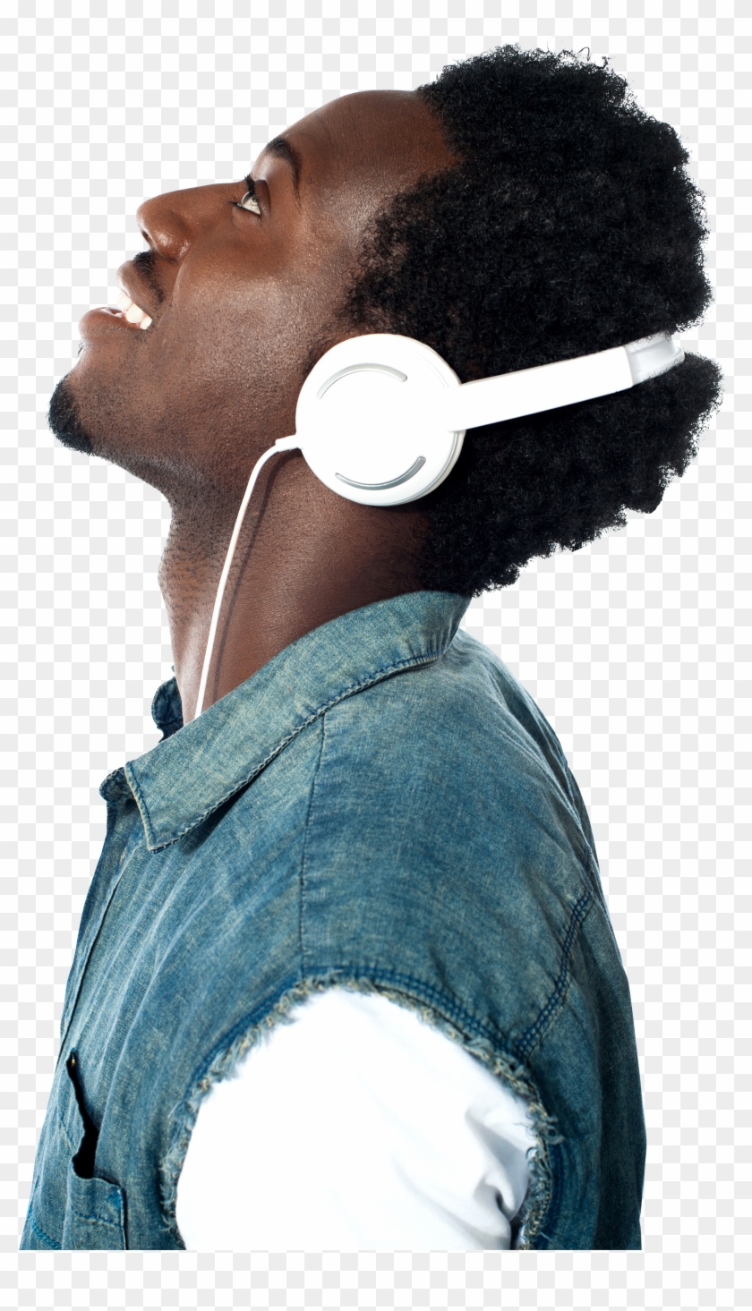 Music Headphone Free Commercial Use Png Image - Listening To Music Png