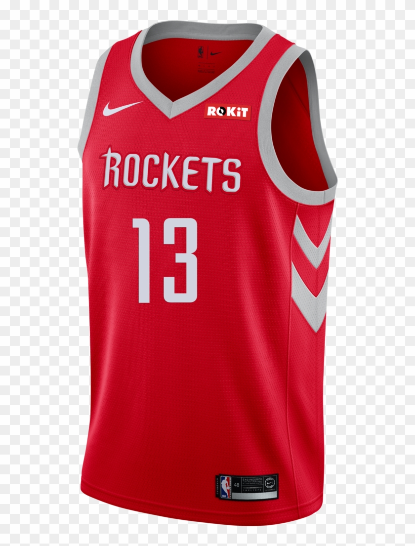 Men S Houston Rockets Nike James Harden Icon Edition Houston Rockets Jerseys Hd Png Download