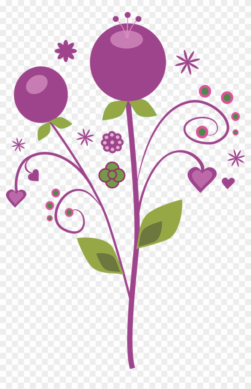 Purple Vector Flowers Png Image - Flores Png Vector, Transparent Png -  852x1280(#2715183) - PngFind