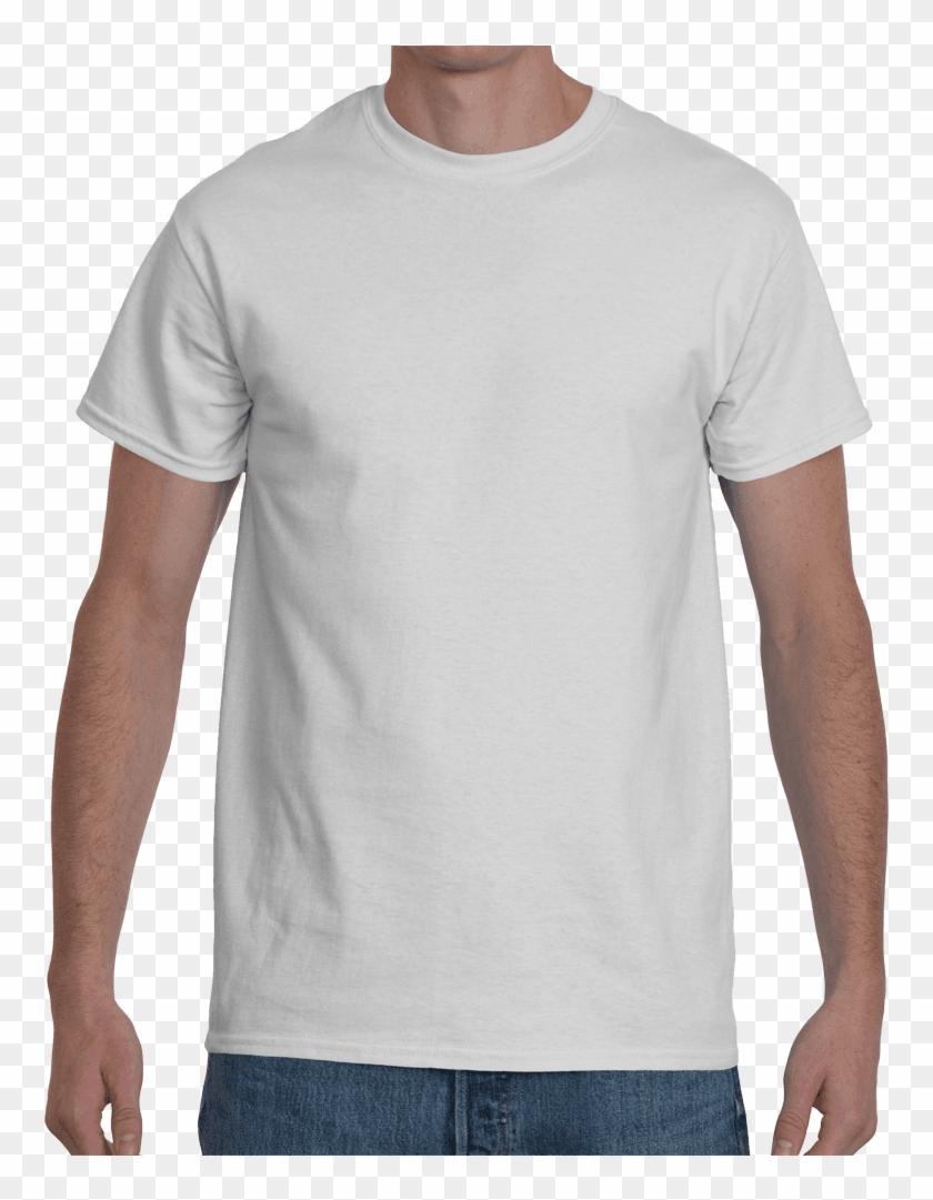 Download Mockup Tool - White Gildan Shirt Mockup, HD Png Download - 1000x1000(#2717614) - PngFind