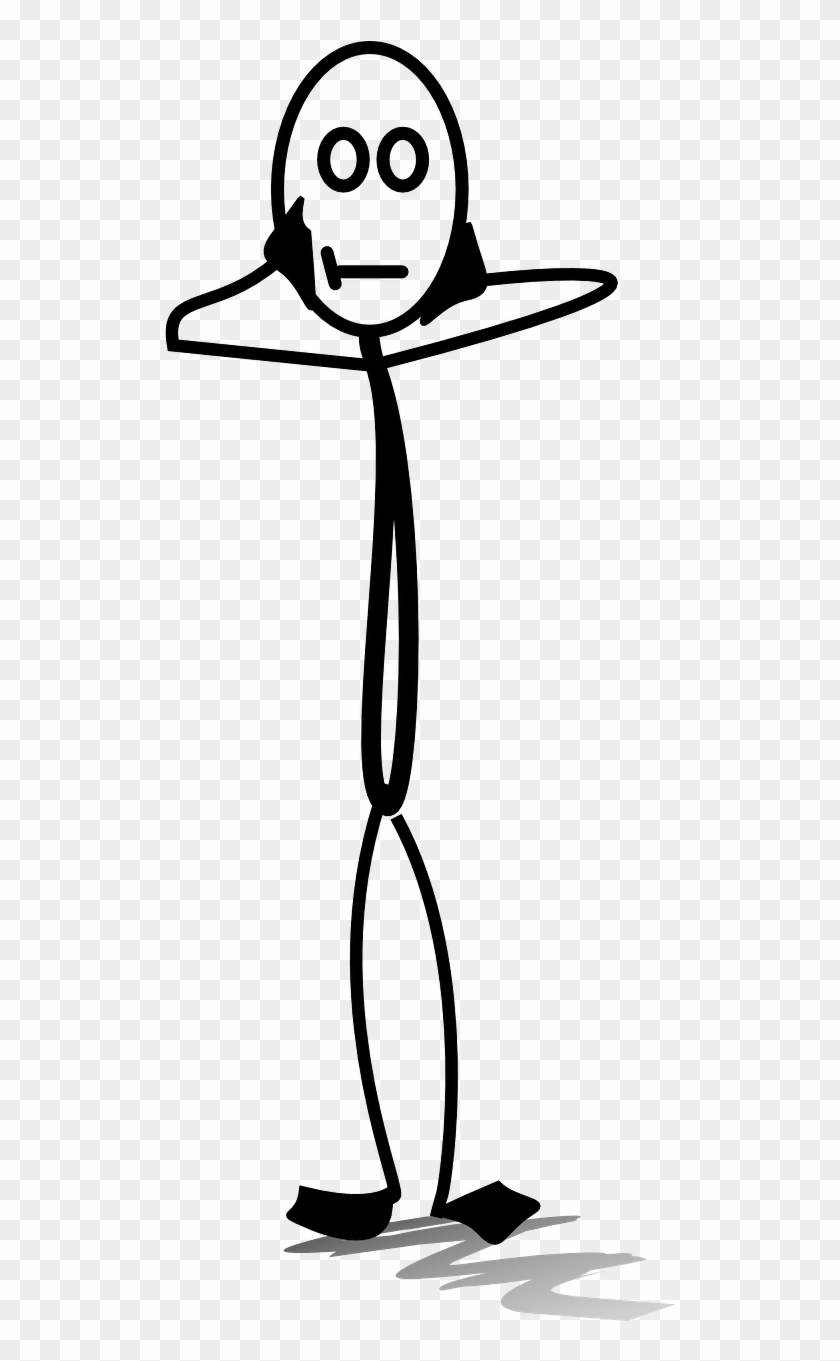 Best Free Happy Stickman Illustration download in PNG & Vector format