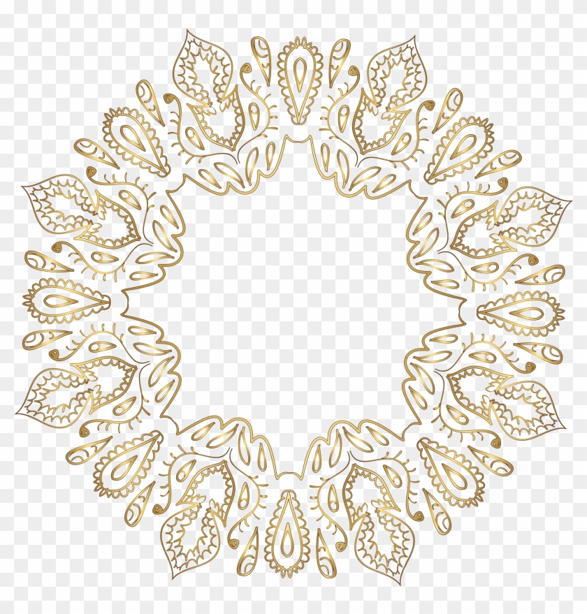 View Full Size - Indian Design Border Png, Transparent Png -  5000x4999(#2723575) - PngFind