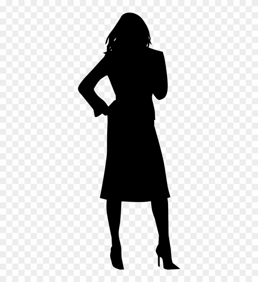 Download Woman Silhouette Svg Vector File Vector Clip Art Svg Woman Clipart Silhouette Hd Png Download 383x900 2791867 Pngfind