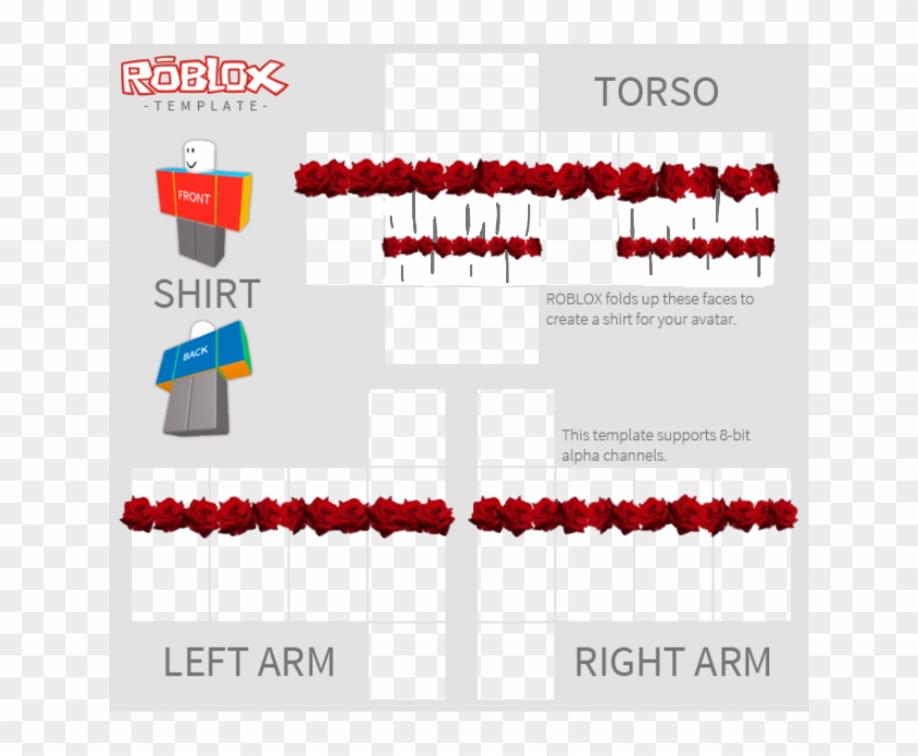 how create shirt roblox using template