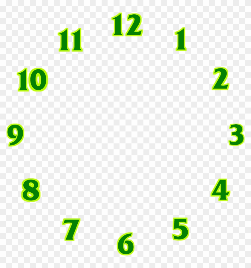 Clock Numbers Clock Face Time Png Image Numeros Relogio Png Transparent Png X