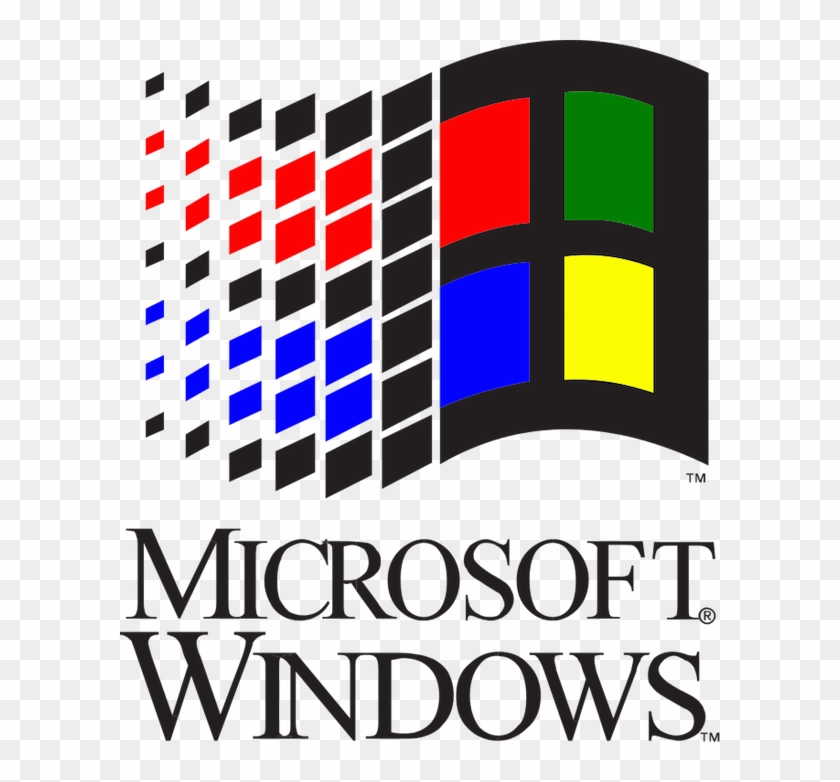 Microsoft Windows Logo, 1992, Used In Windows - Microsoft Windows Nt ...