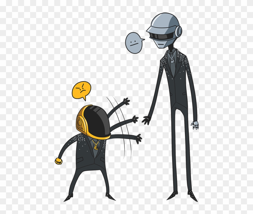 Have Some Kawaii Daft Punk - Cartoon, HD Png Download - 500x652