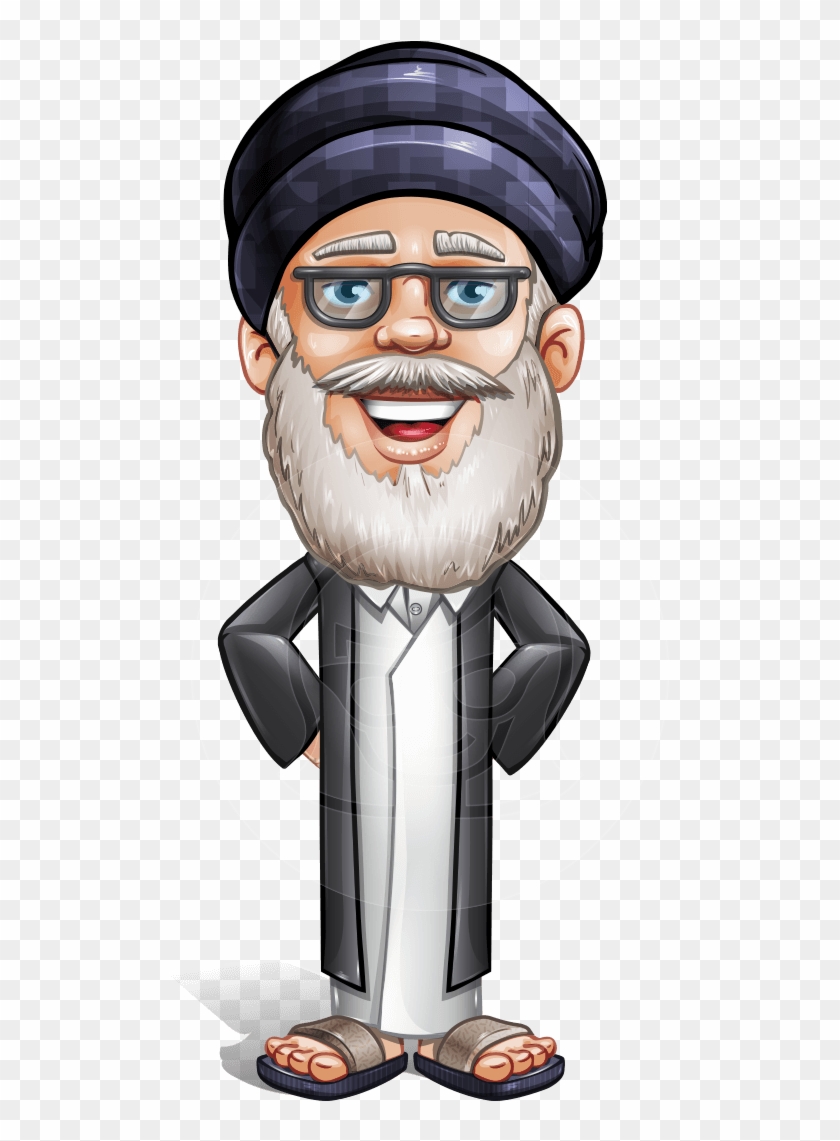 Basir Wiseman An Elderly Male Character With Arab Man Cartoon Png Transparent Png 691x1060 292107 Pngfind