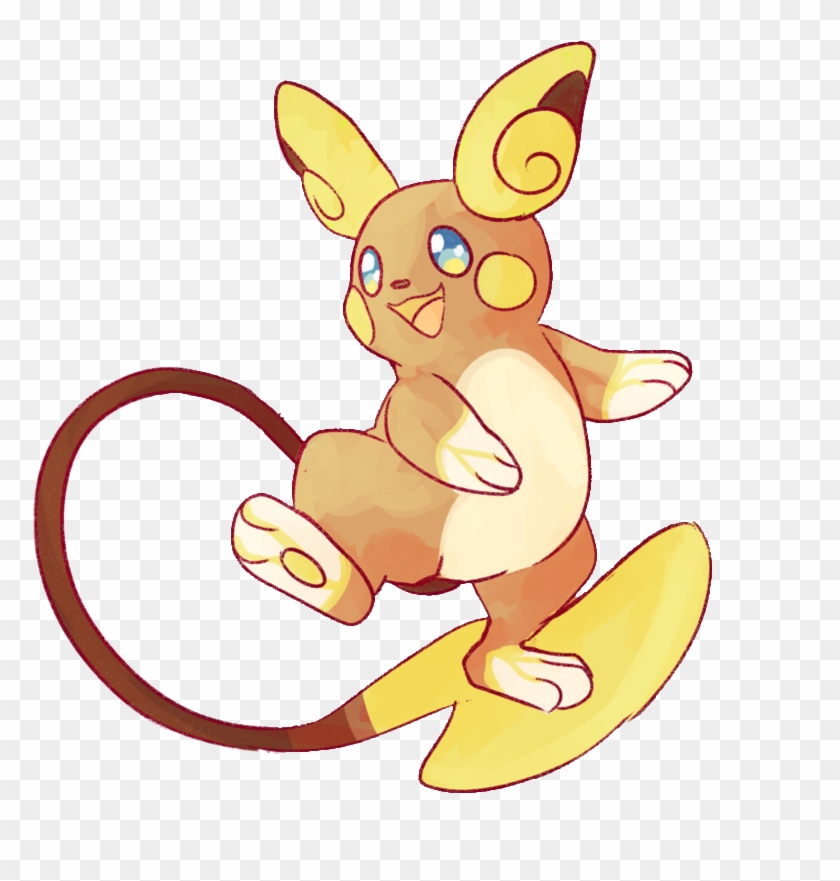 Scsurfing Surfing Pokemon Raichu Alola Alolan Alolan Raichu Art Hd Png Download 851x817 2904243 Pngfind