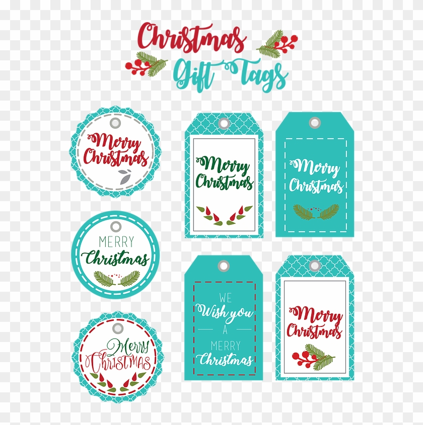 With You These Cute Christmas Gift Tags - Illustration, HD Png Download ...