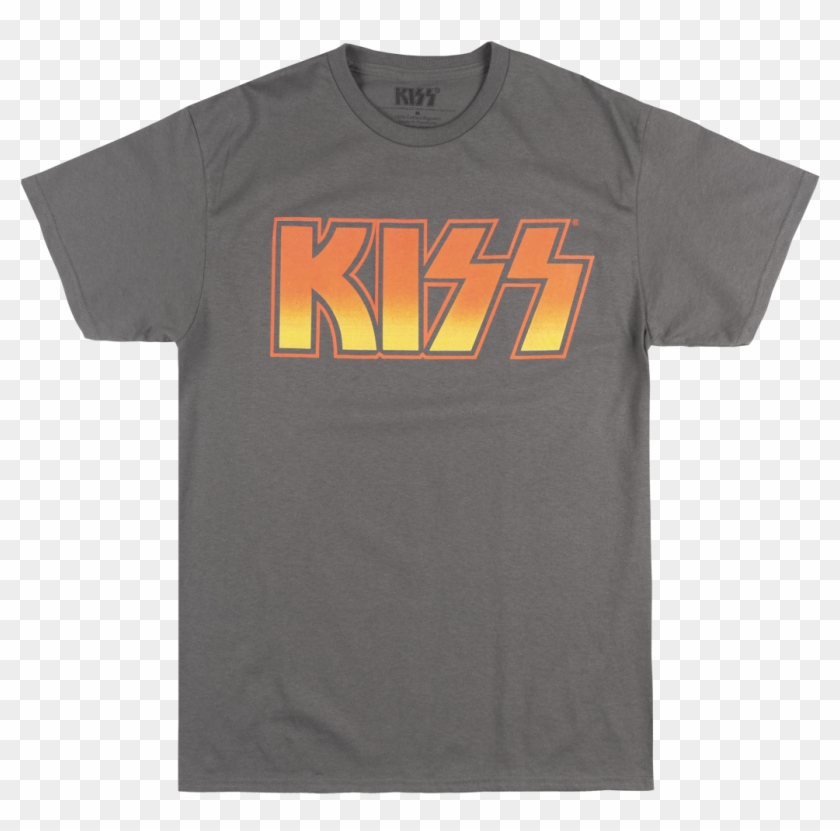 kiss band logo t shirt charcoal rock music tee mens active shirt hd png download 1030x971 2925838 pngfind kiss band logo t shirt charcoal rock