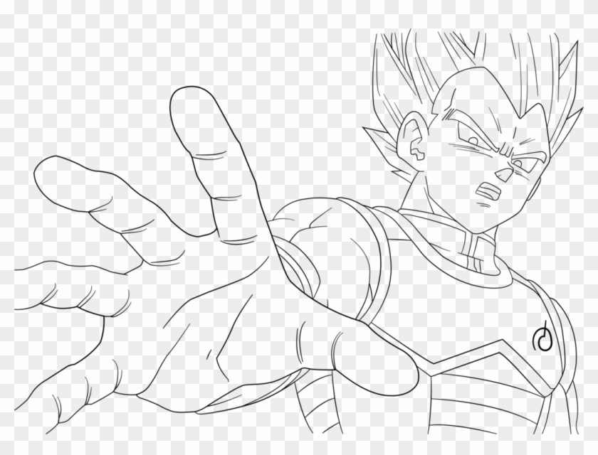 Download Goku And Vegeta Drawing At Getdrawings - Vegeta Super Saiyan  Drawing PNG image for …