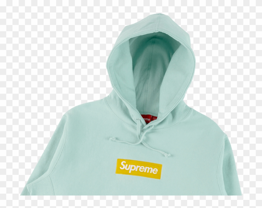 Supreme Box Logo Hooded Sweatshirt (FW17) Ice Blue