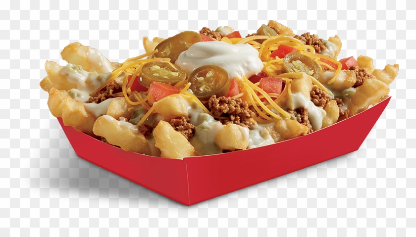 Queso Loaded Fries - Queso Loaded Fries Del Taco, HD Png Download ...