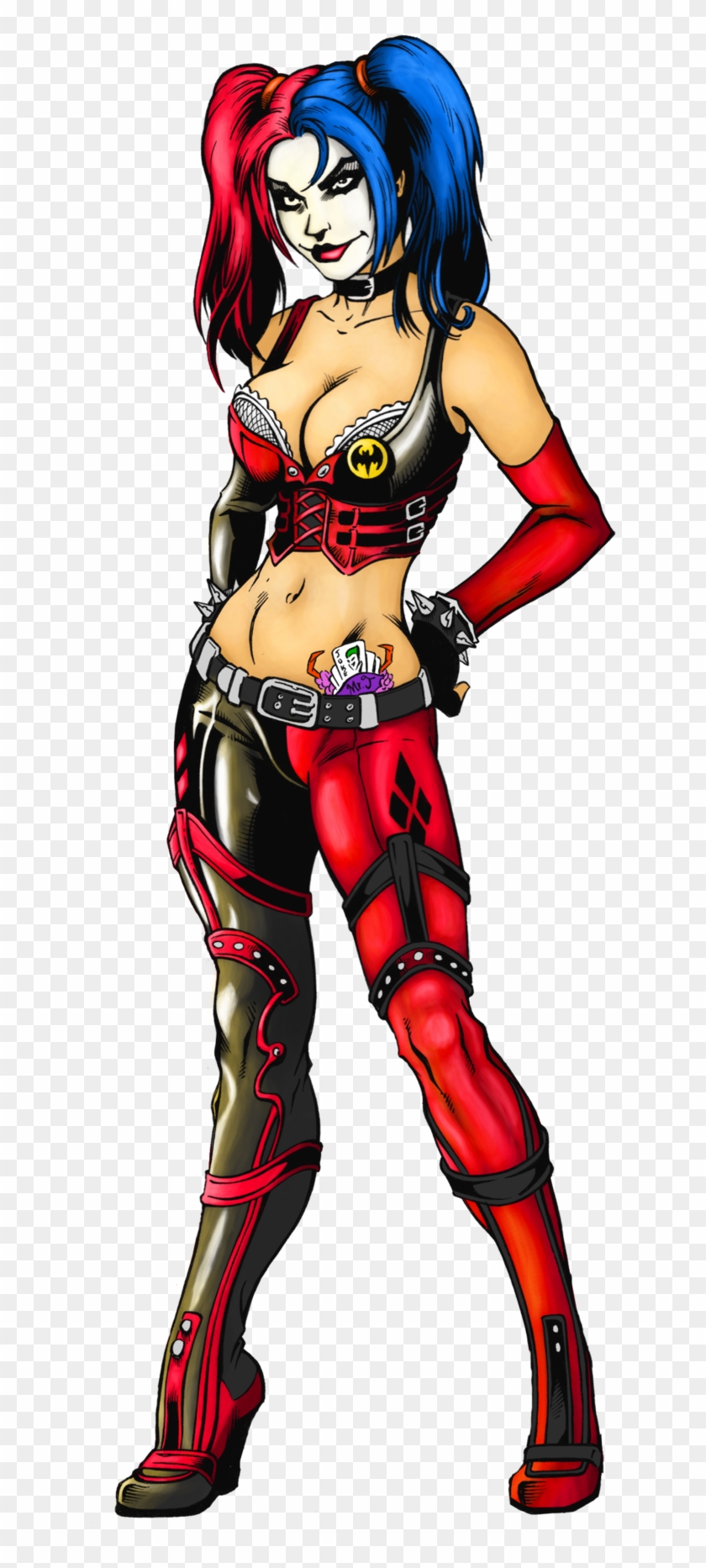 Harley Quinn Png, Transparent Png - 1024x1857(#2974489) - PngFind