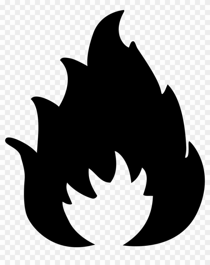 Png File Svg - Fire Sign Black And White, Transparent Png - 826x980 ...