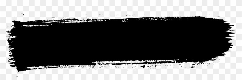 Grunge Brush Stroke Banner Png Transparent Vol - Monochrome, Png