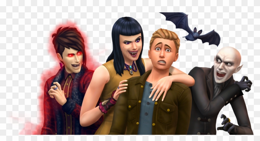 Sims 4 Vampire Game Pack, HD Png Download - 955x466(#37497) - PngFind