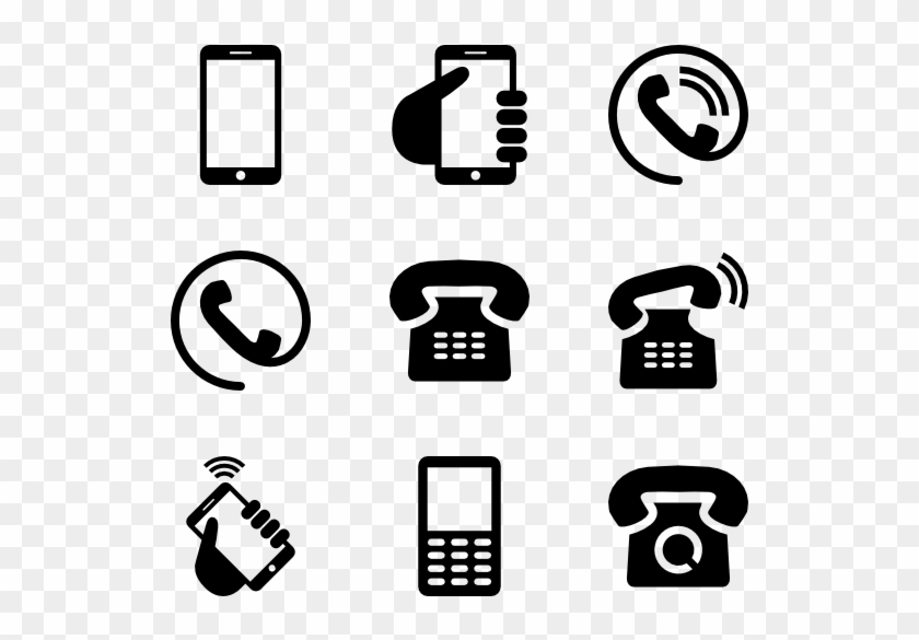 Phone Icons Phone Logo For Resume Hd Png Download 600x564