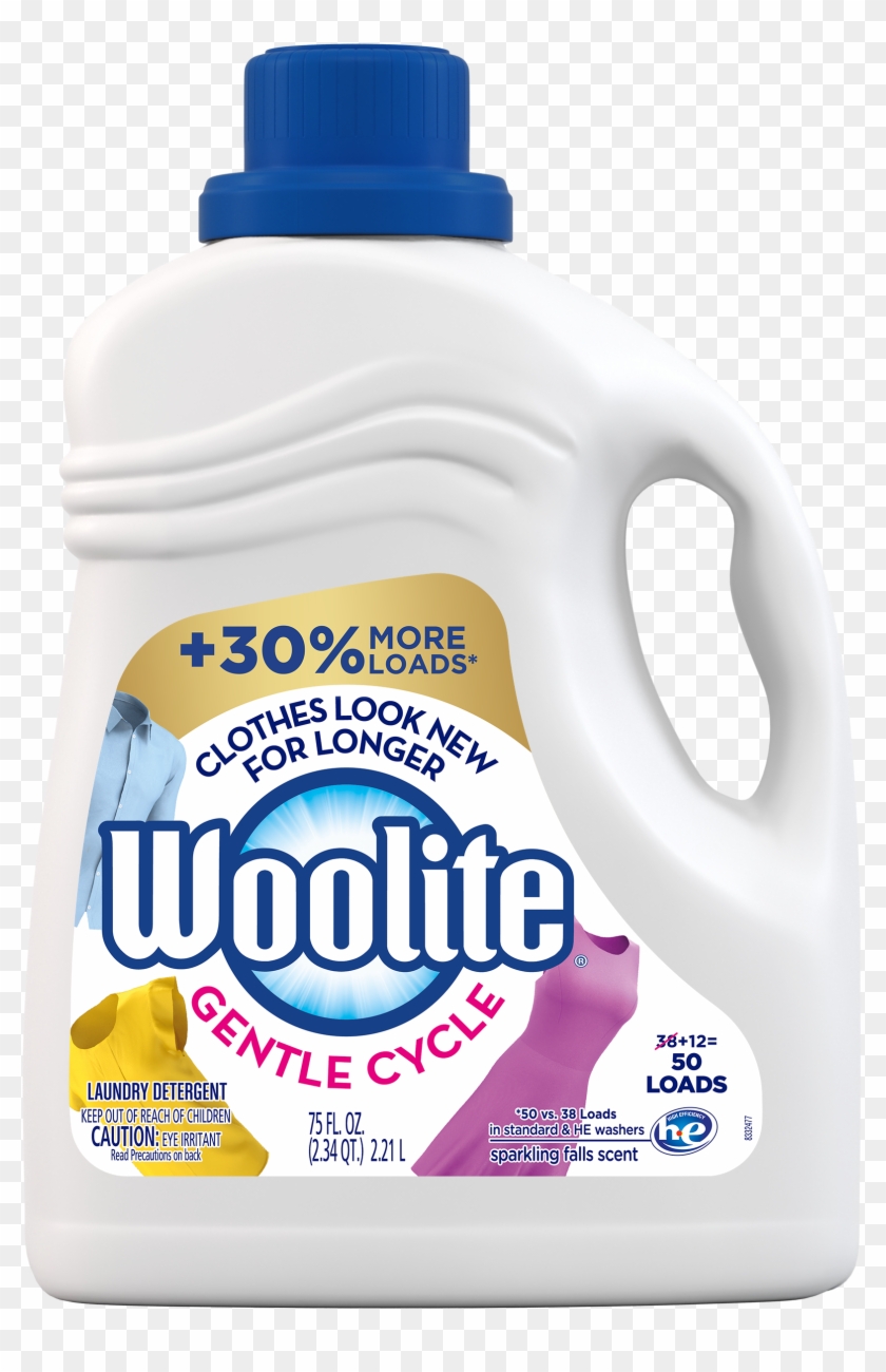 Woolite Gentle Cycle Liquid Laundry Detergent , Sparkling Falls Scent, 75  Ounce/ 50 loads