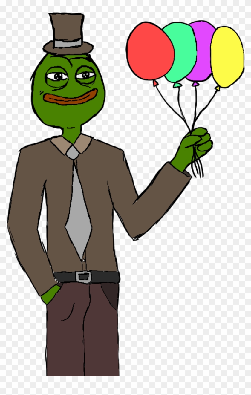 View 345345 , - Pepe Frog Balloons, HD Png Download - 1008x1338(#305341