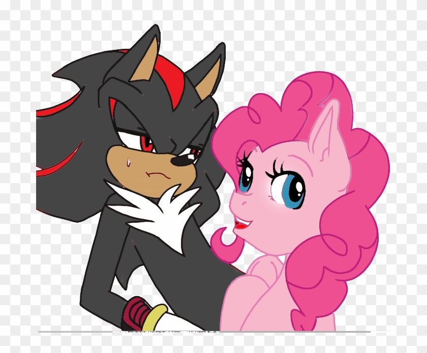 shadow and pinkie pie kiss