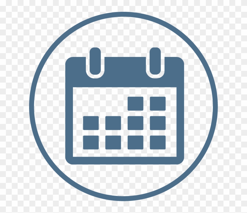 Make A Reservation Icon - Calendar Icon Png Round, Transparent Png ...