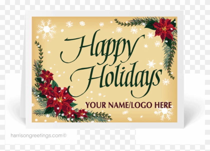 Custom Business Logo Holiday - Christmas Card, HD Png Download