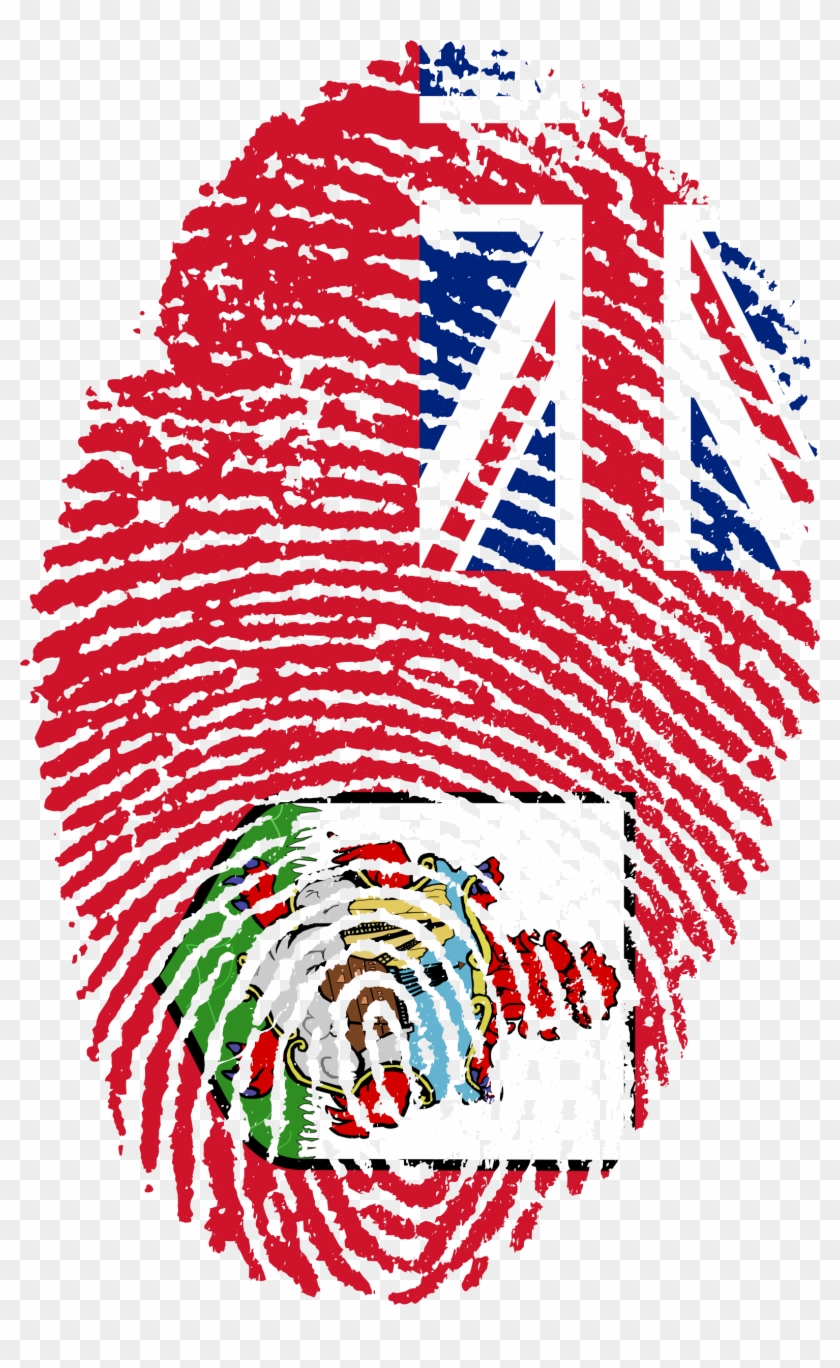 Bermuda Flag Fingerprint Country 662687 - Pray For New Zealand, HD Png ...