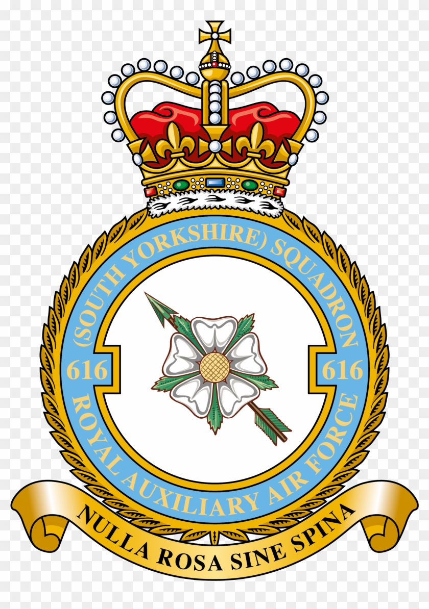 Badge For 616 Squadron Rauxaf - 51 Squadron Raf Regiment, Hd Png 