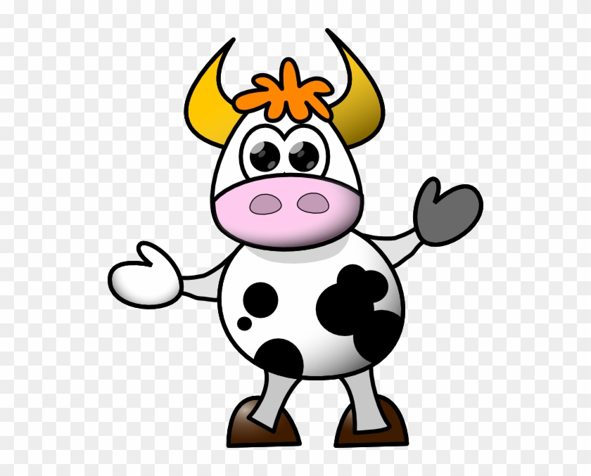 Download Moo The Cow Svg Clip Arts 534 X 597 Px Cartoon Cow Hd Png Download 534x597 3093542 Pngfind