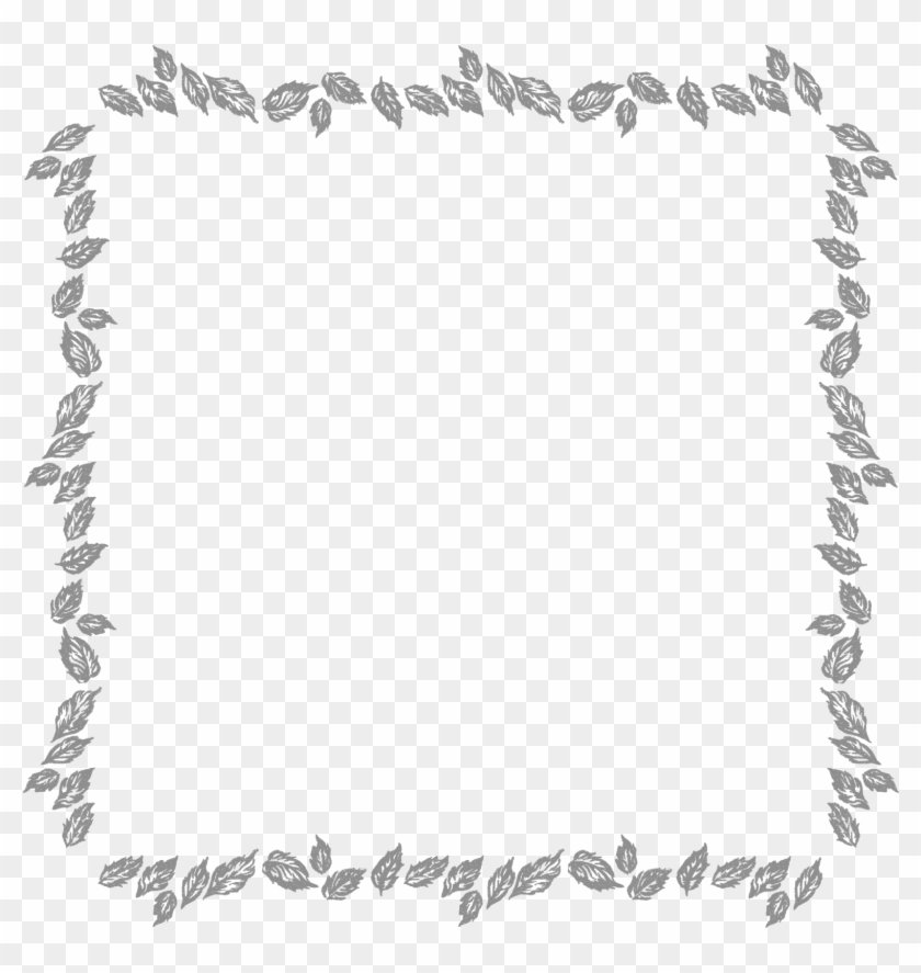 Leaf Frame Png Picture Marco Hojas Blanco Y Negro Transparent Png 1600x1600 Pngfind