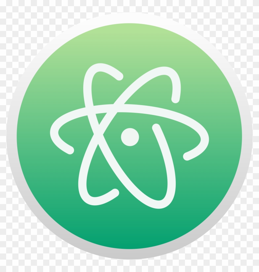 Download Atom Logo Png Transparent - Atom Text Editor Png, Png Download - 2400x2400(#316712) - PngFind