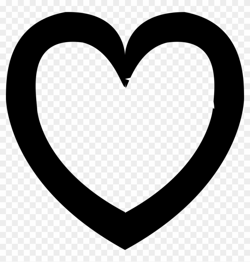 Heart Outline Like Interface Symbol Comments Passion Picto Png Transparent Png 980x9 Pngfind