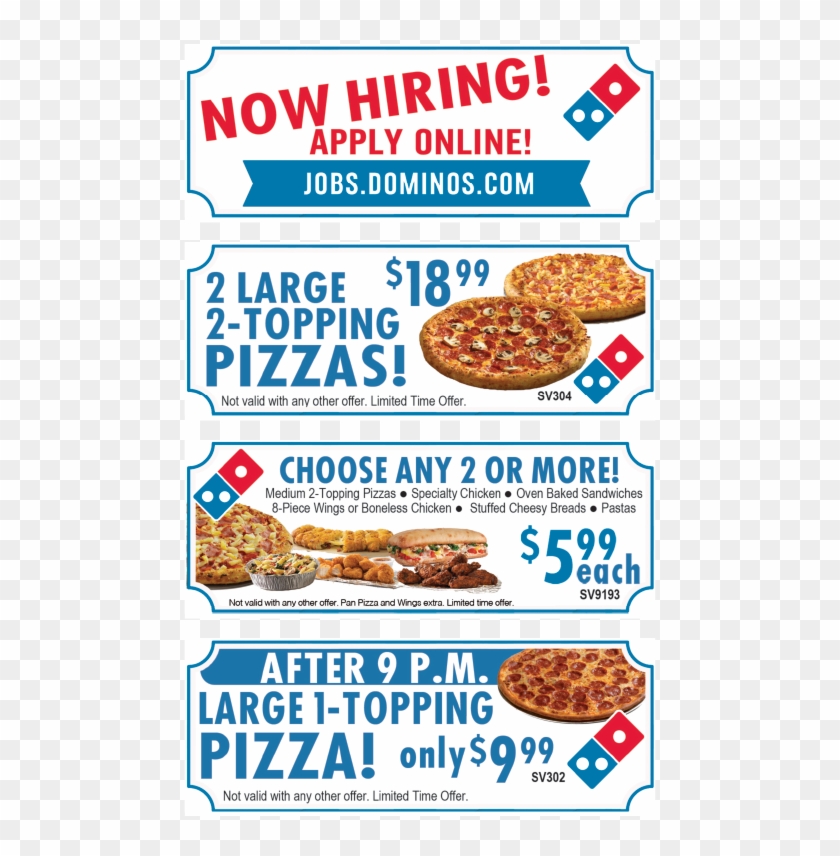Up To 50% Off Pizza Online Promo - Domino's Pizza, HD Png Download - 476x776(#3119503) - PngFind