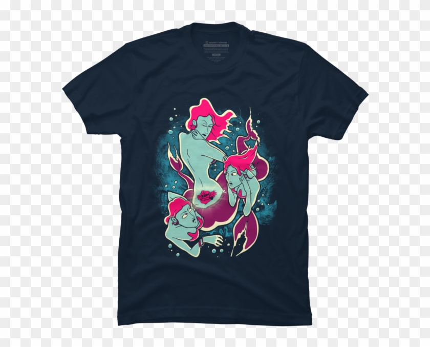 Mermaid Tattoo - Shirt, HD Png Download - 650x650(#3131625) - PngFind