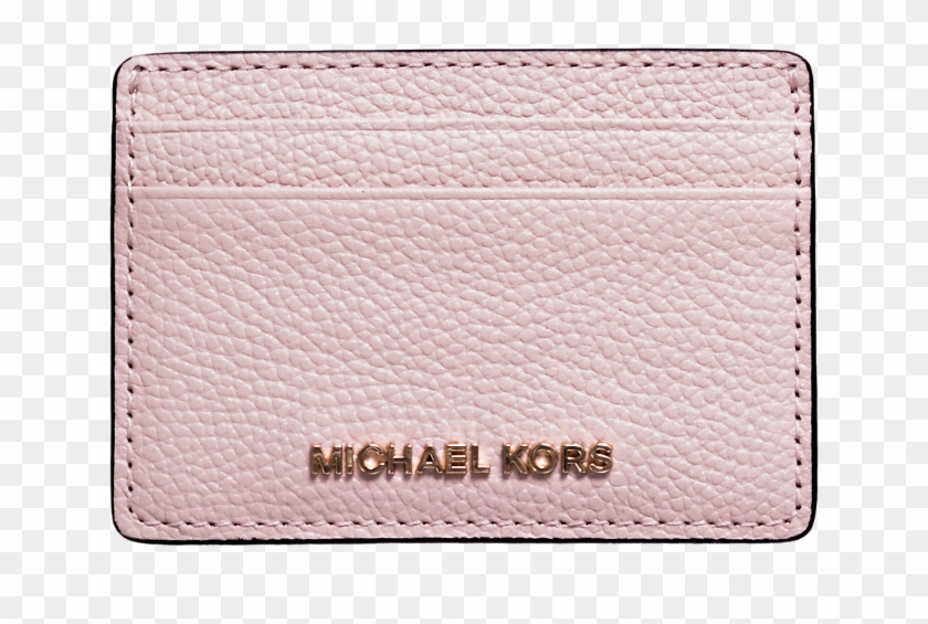 Sale MICHAEL by MICHAEL KORS Logo Leather Credit Card Holder Cerise 50  Off Elsa Boutique