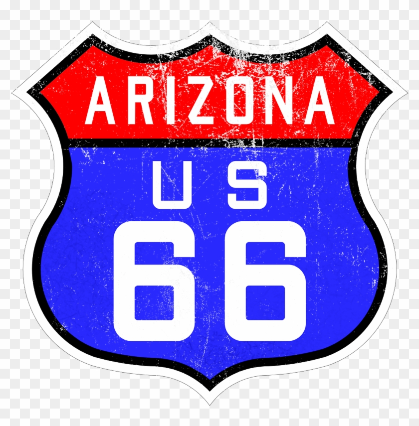 Route 66 Highway Sign Travel Png Image - Emblem, Transparent Png ...