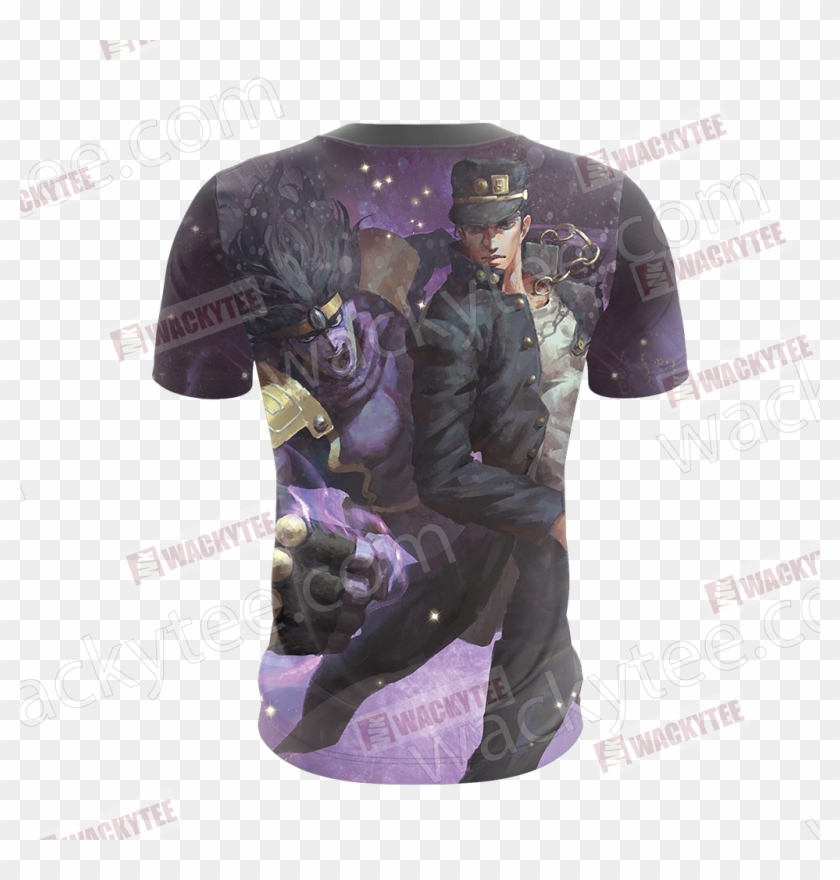 Unit Jotaro Kujo - Jotaro And Star Platinum Png, Transparent Png, free png  download