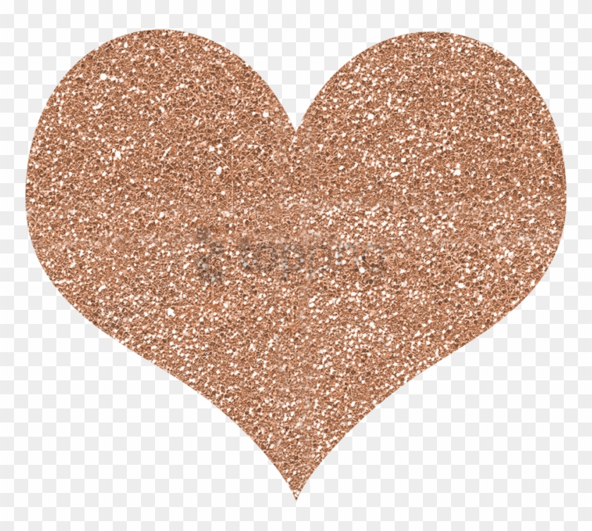 Free Png Glitter Heart Png Png Image With Transparent - Rose Gold Heart ...