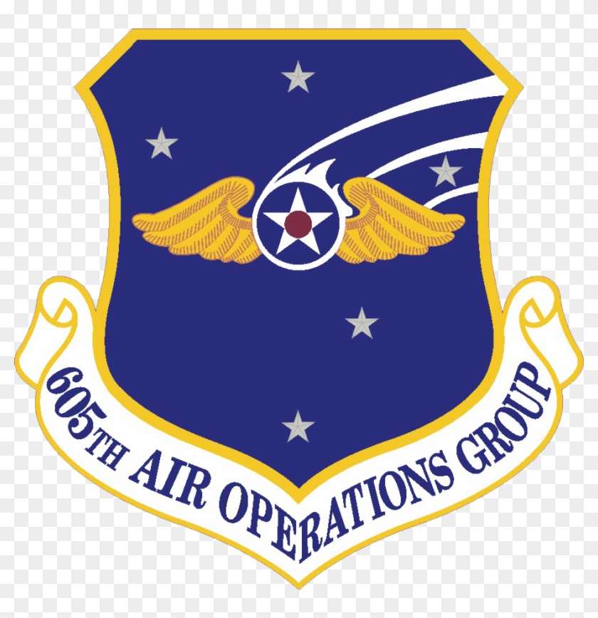 605th Air Operations Group - 12th Air Force Patch, HD Png Download ...