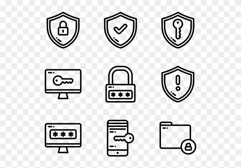 Data Protection - Hand Drawn Social Media Icons Png, Transparent Png -  600x564(#3152783) - PngFind