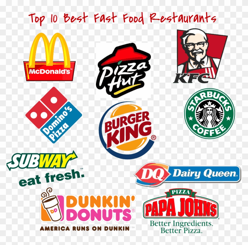 Starbucks Mcdonald's Chic Fil Let Subway Burger King - Fast Food Brands ...